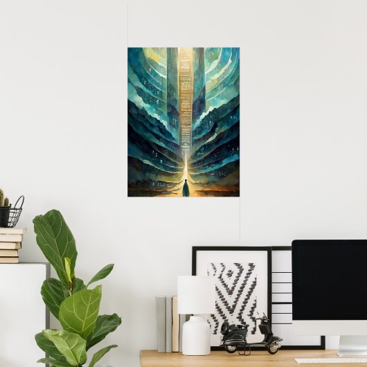 Akashic Platten Astral Travel OBE Lucid Dreaming Poster (Heimbüro)