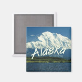 Akaska Staat Travel Souvenir Kühlschrankmagnet (Vorderseite/Rückseite)