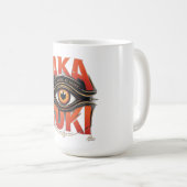 Akasuki Böser Blick T-Shirt Kaffeetasse (VorderseiteRechts)