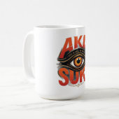 Akasuki Böser Blick T-Shirt Kaffeetasse (Vorderseite Links)