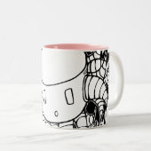 AKAYO1 ZWEIFARBIGE TASSE (VorderseiteRechts)