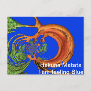 Akazie Kreis Kunst Druck Postkarte