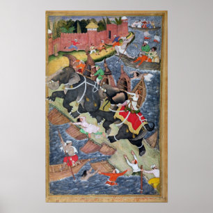 Akbar zäumt den Savage Elephant, Hawa'i Poster