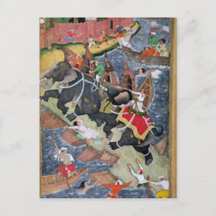 Akbar zäumt den Savage Elephant, Hawa'i Postkarte