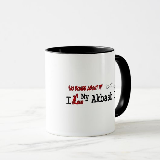 Akbash Dog (I Liebe) Tasse (VorderseiteRechts)