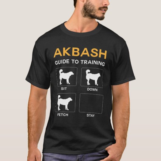 Akbash Guide To Training Dog Obedience Dog Command T-Shirt (Vorderseite)
