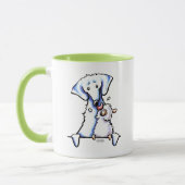 Akbash Hund Mama Tasse (Links)