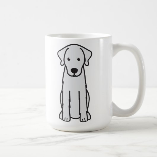 Akbash HundeCartoon Kaffeetasse (Rechts)