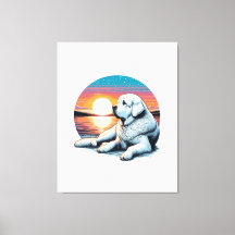 Akbash Wasserfarbe drucken