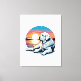 Akbash Wasserfarbe drucken Leinwanddruck