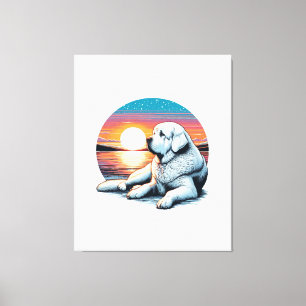 Akbash Wasserfarbe drucken Leinwanddruck