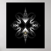 Akcenought Emblem On Black von Xzendor7 Poster (Vorne)