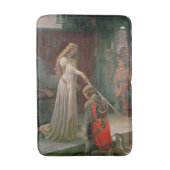 Akcolade (von Edmond Blair Leighton) Badematte (Vorderseite Vertikal)