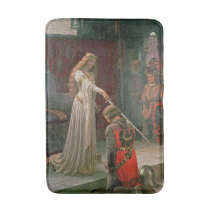 Akcolade (von Edmond Blair Leighton) Badematte