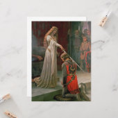 Akcolade (von Edmond Blair Leighton) Karte (Vorderseite/Rückseite Beispiel)
