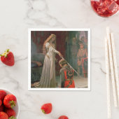 Akcolade (von Edmond Blair Leighton) Serviette (Beispiel)