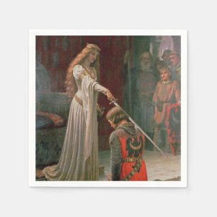 Akcolade (von Edmond Blair Leighton) Serviette