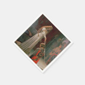 Akcolade (von Edmond Blair Leighton) Serviette (Ecke)