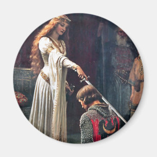 Akcolade von Edmund Blair Leighton Magnet
