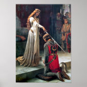 Akcolade von Edmund Blair Leighton Poster (Vorne)