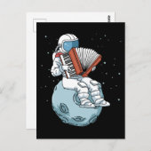 Akdion Gift Men Akkordion Music Gift Akkordion Postkarte (Vorne/Hinten)