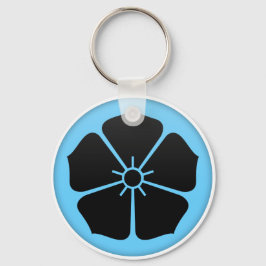 Akechi Clan Kamon Schlüsselanhänger