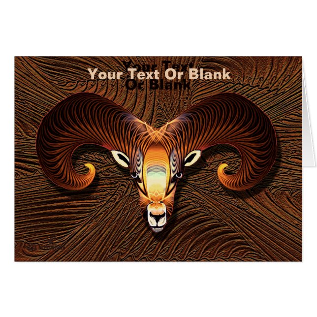 Akedah - Ram's Head (Vorderseite (Horizontal))