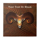 Akedah - Ram's Head Fliese (Vorderseite)