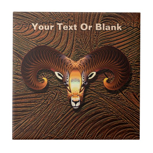 Akedah - Ram's Head Fliese (Vorderseite)