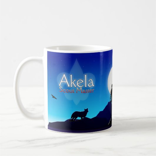 Akela - Pfadfinder Vorlagen#1 Kaffeetasse (Links)