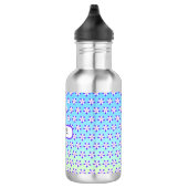 Akelei-Blumen Edelstahlflasche (Rechts)