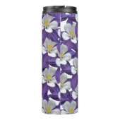 Akelei-Blumenmuster Thermosbecher (Rückseite)
