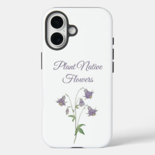 Akelei-Pflanze Einheimische Blumen (Europa) iPhone 16 Hülle