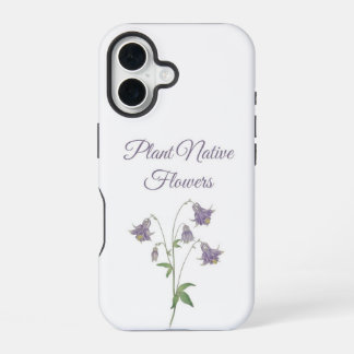 Akelei-Pflanze Einheimische Blumen (Europa) iPhone 16 Hülle
