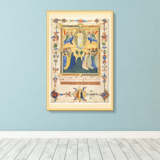 Akension Christi Stretched Leinwand Print (Insitu (Holzboden))