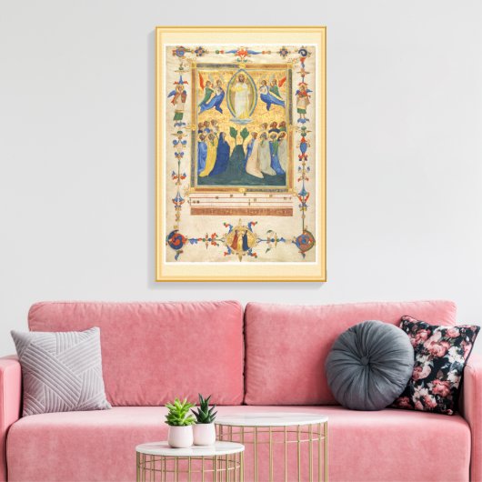 Akension Christi Stretched Leinwand Print (Insitu (Wohnzimmer))