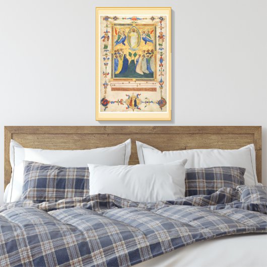 Akension Christi Stretched Leinwand Print (Insitu (Schlafzimmer))