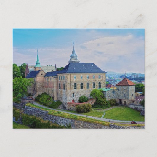Akershus Castle in Olso, Norwegen Postkarte (Vorderseite)