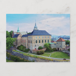 Akershus Castle in Olso, Norwegen Postkarte