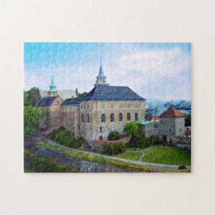 Akershus Castle in Olso, Norwegen Puzzle