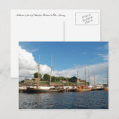Akershus Festung Postkarte (Vorne/Hinten)