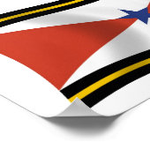 Akha People Flag Poster Print (Ecke)