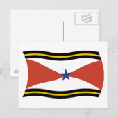 Akha People Flag Postkarte (Vorne/Hinten)
