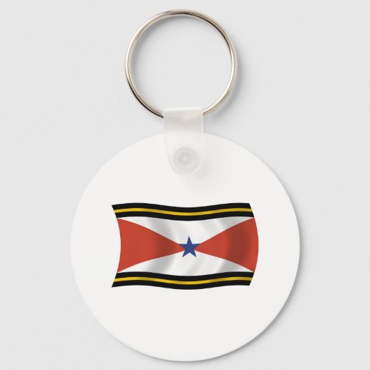 Akha People Flag Schlüsselanhänger (Vorderseite)