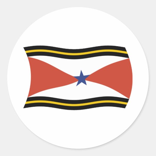 Akha People Flag Sticker (Vorderseite)