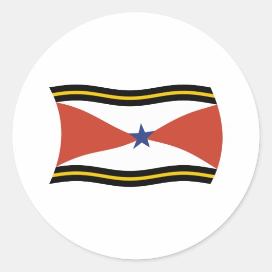 Akha People Flag Sticker (Vorderseite)