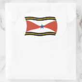 Akha Volk Flaggen Aufkleber (Tasche)