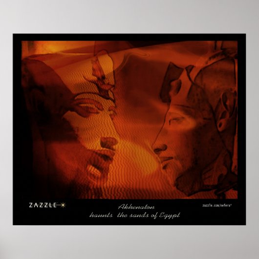 Akhenaton verfolgt den Sand... Poster (Vorne)