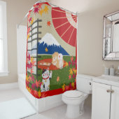 AKI Chow Duschvorhang (Beispiel)