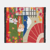 AKI Chow Fleece Decke (Vorderseite (Horizontal))